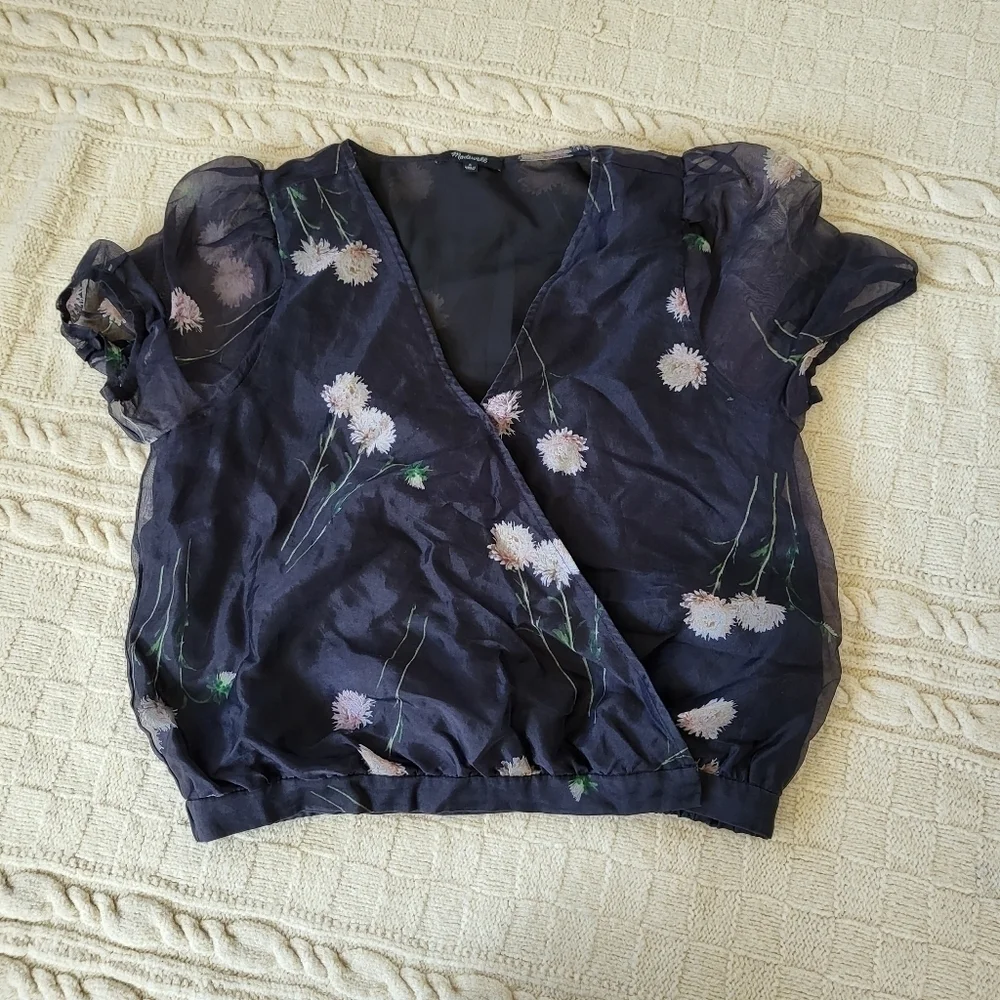 Madewell silk organza